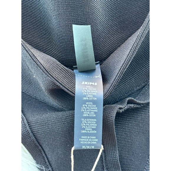 Skims Knit Swim Monokini Onyx Size Medium - Picture 11 of 12